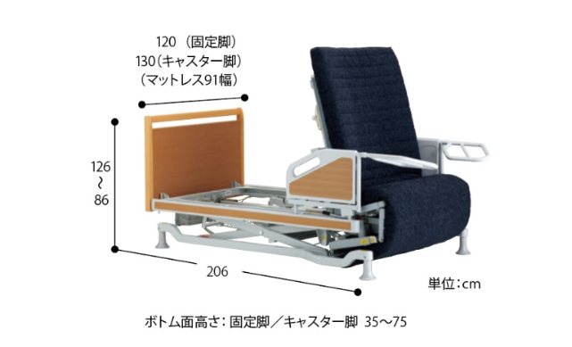 介護ベッドの画像